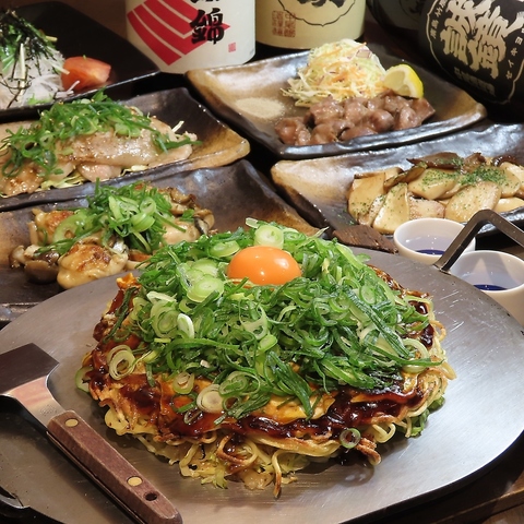 素材・麺・ねぎにこだわり鉄板焼メニューが自慢のねぎ庵。ねぎの旨味を堪能！