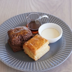 焼きたてスコーン(チョコ&プレーン/レモン&プレーン)