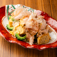 栃尾揚げのゴーヤチャンプルー