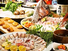 活き鯛しゃぶしゃぶコース：価格破壊の鯛しゃぶコースの写真