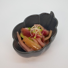 セロリと茗荷のピクルス