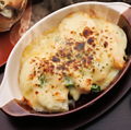 料理メニュー写真&nbsp;茄子ともちチーズ焼き