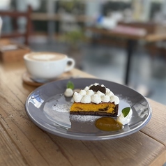 かぼちゃとチョコレートのタルト