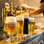 飲み放題は4種類の生ビール付き！自分で注ぐ楽しさも♪