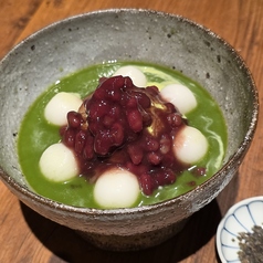 抹茶白玉ぜんざい