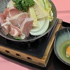 大和肉鶏と春野菜のすき焼き小鍋