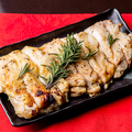 料理メニュー写真&nbsp;備長炭焼き鶏もも塩焼