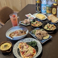 お酒が進む、美味しい料理の数々が自慢のお店♪