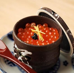 鮮魚とあさりの酒蒸し/いくらの特製茶碗蒸し 各