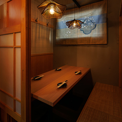 少人数で使いやすいプライベート個室！扉付きで程よくこもれるほっと落ち着く空間！飲み会・女子会・合コン・仕事帰りの一杯など、気軽な飲み会にもピッタリ！当日予約・席のみ予約もOK！