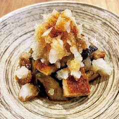 夏限定「うなぎと揚げ茄子の鬼おろし 生姜ポン酢」