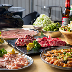 豊田市駅前ビアガーデン おいでんテラスのコース写真