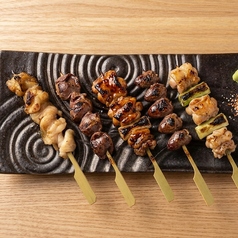 《焼き鳥》串五本盛り