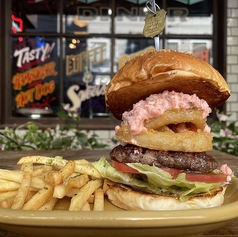 フライドオニオンタルタルバーガー【FRIED ONION TARTAR BURGER】