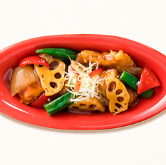 ごろっと野菜と鶏むね肉のバルサミコ香酢和え(単品)