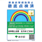 東京都 感染防止徹底宣言ステッカー　コロナ対策リーダー　点検済証