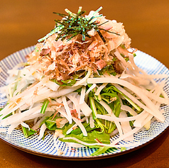 水菜と大根のサラダ