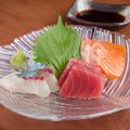 料理メニュー写真&nbsp;おすすめ刺身　3種盛り合わせ