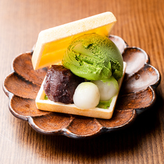 宇治抹茶アイス最中