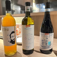 焼酎・日本酒はもちろんナチュラルワインも豊富に用意☆