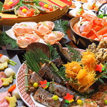 2時間飲み放題付きの月替わりコースは5000円(税込)～ご用意。毎月、旬の味わいをお楽しみ頂けます♪ 