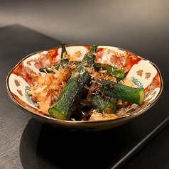 焼きオクラ [ Roasted okra ]