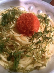 明太子のパスタ