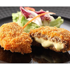 自家製ミンチカツの写真