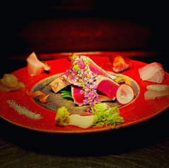 鰹の塩タタキ盛り合わせ(二名様分)