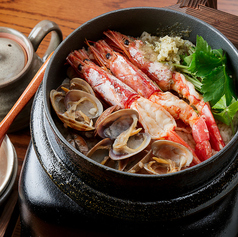 海老と浅利とバター