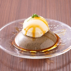 ほうじ茶プリン バニラアイスの贅沢重ね