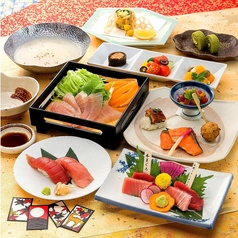 本まぐろと名古屋飯 花かるたのコース写真
