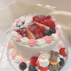【Christmas Cake 2025】特別な夜にぴったり！サイズを選べる「いちごショートケーキ」の写真