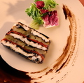 料理メニュー写真&nbsp;泉州水ナスとアナゴのテリーヌ
