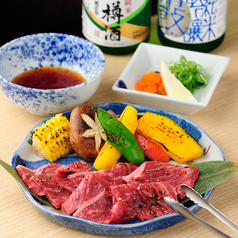 牛ロースの陶板焼