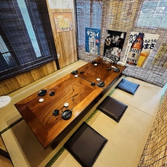 2階は座敷になっております。どこか懐かしい佇まいでゆっくりお食事頂けます