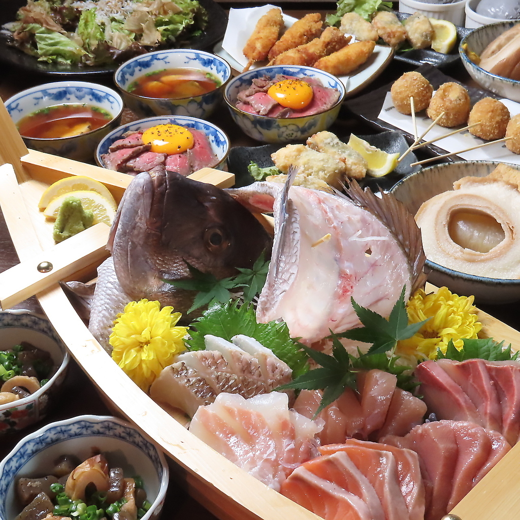 市場直送舟盛り5000コース