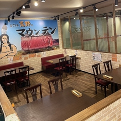 鉄板無しのテーブル席をご用意しております！【半田/青山/東成岩/ランチ/食べ放題/飲み放題/ランチ/バイキング./宴会/焼肉/BBQ/ キッズスペース./誕生日/記念日/居酒屋/ステーキ/焼き肉】
