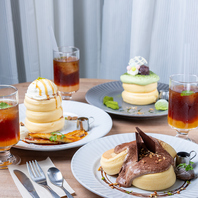 種類豊富なパンケーキ♪