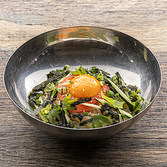 釜玉風めんたいまぜ麺　ハーフ