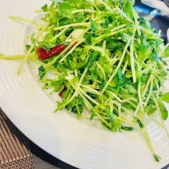豆苗炒め