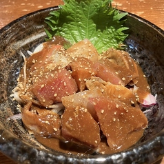 鮮魚の胡麻醤油和え