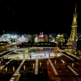 眼下に広がる名古屋の夜景