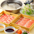 料理メニュー写真&nbsp;【豚肉しゃぶしゃぶ】豚肩ロースしゃぶしゃぶセット
