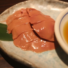 霧島鶏のレバ刺し