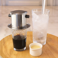 店主オリジナルブレンドのベトナムコーヒーを楽しめる