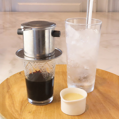 店主オリジナルブレンドのベトナムコーヒーを楽しめる