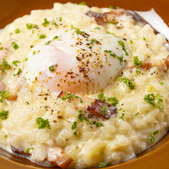 とろとろ卵の カルボリゾット