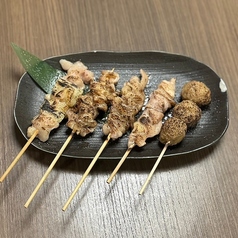 焼き鳥盛り合わせ【5本】