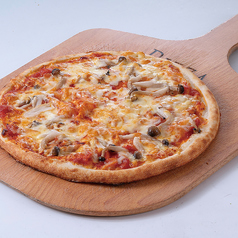 きのこととろーりチーズのピサ　ガーリック風味